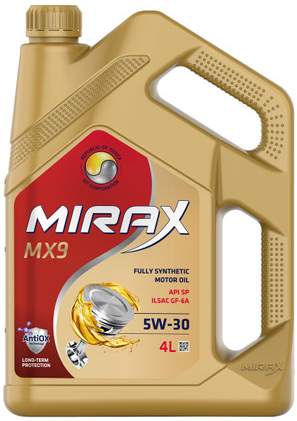MIRAX MX9 5W30 SP/GF-6A 4L (GM Dexos1 Gen2)