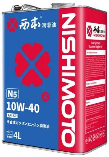 NISHIMOTO N5 10W40 SP 4L