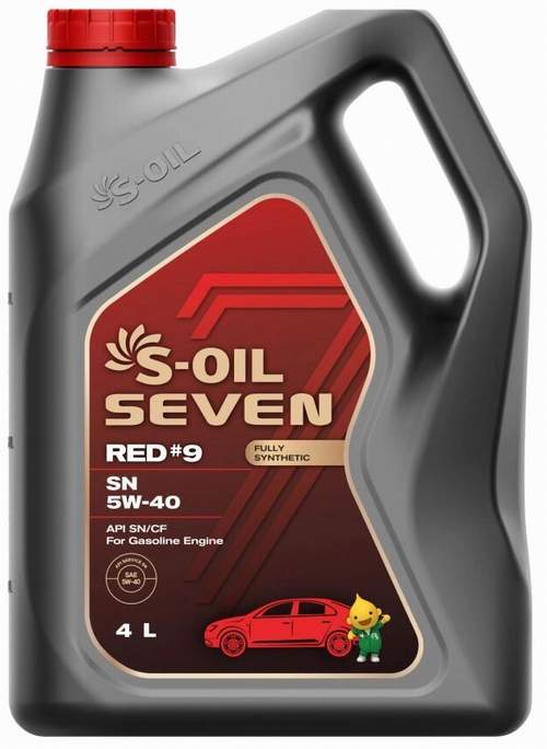 S-OIL SEVEN RED#9 5W40 SN/CF 4L