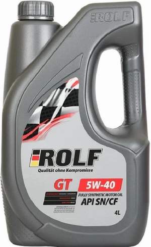 ROLF GT 5W40 SN/CF 4L (пласт.)