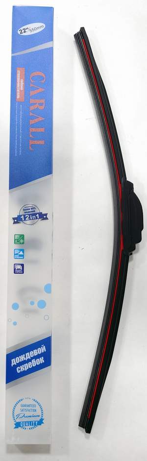 Щетка стеклоочистителя бескаркасная - дворник CARALL-S708 550mm/22