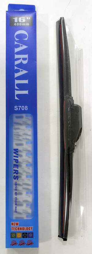 Щетка стеклоочистителя бескаркасная - дворник CARALL-S708 400mm/16