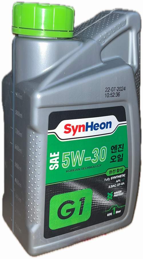 SynHeon G1 5W30 SP/GF-6A 1L (molygreen, зелёное)