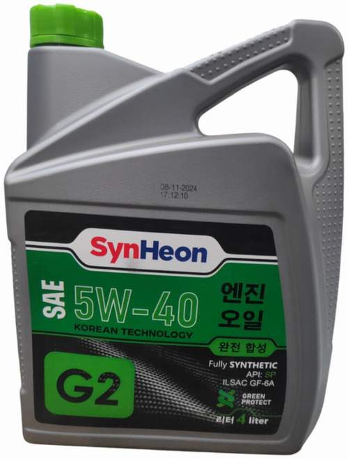 SynHeon G2 5W40 SP/GF-6A 4L (molygreen, зелёное)