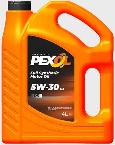 PEXOL P5 5W30 SN/CF 4L (C3, MB 229.51/229.52, VW 505.00/505.01)