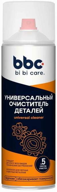 Очиститель очиститель двигателя пенный BIBICARE антикоррозия, аэрозоль 650мл
