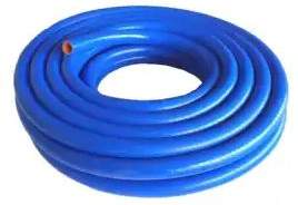 Шланг силиконовый синий термостойкий 8мм (метражом, 20м, синий/оранж)