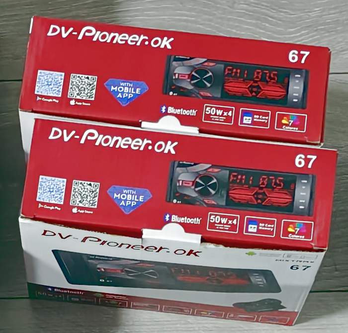 Магнитола 1DIN/Radio/MP3/BT DV-Pioneer.OK 67