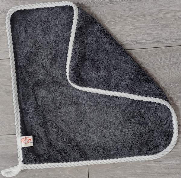 Тряпка микрофибра двусторонняя с петелькой толстая