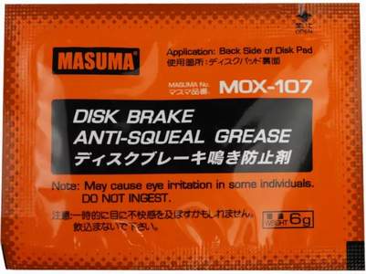 Смазка пластичная для суппортов MASUMA MOX-107 6гр (пакетик)