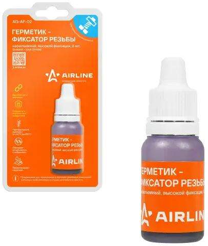 Фиксатор резьбы AIRLINE неразъемный, высокой фиксации 6 мл.