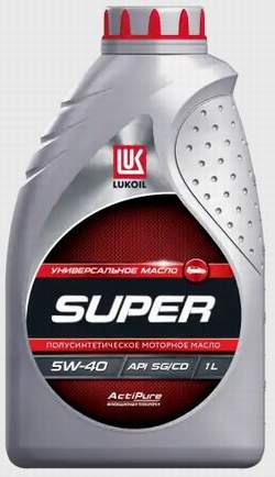 LUKOIL - SUPER 5W40 SG/CD 1L (полусинт.)