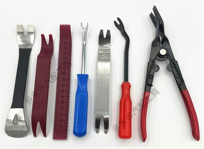 Набор инструментов для снятия обшивки салона (металл., 7pcs)
