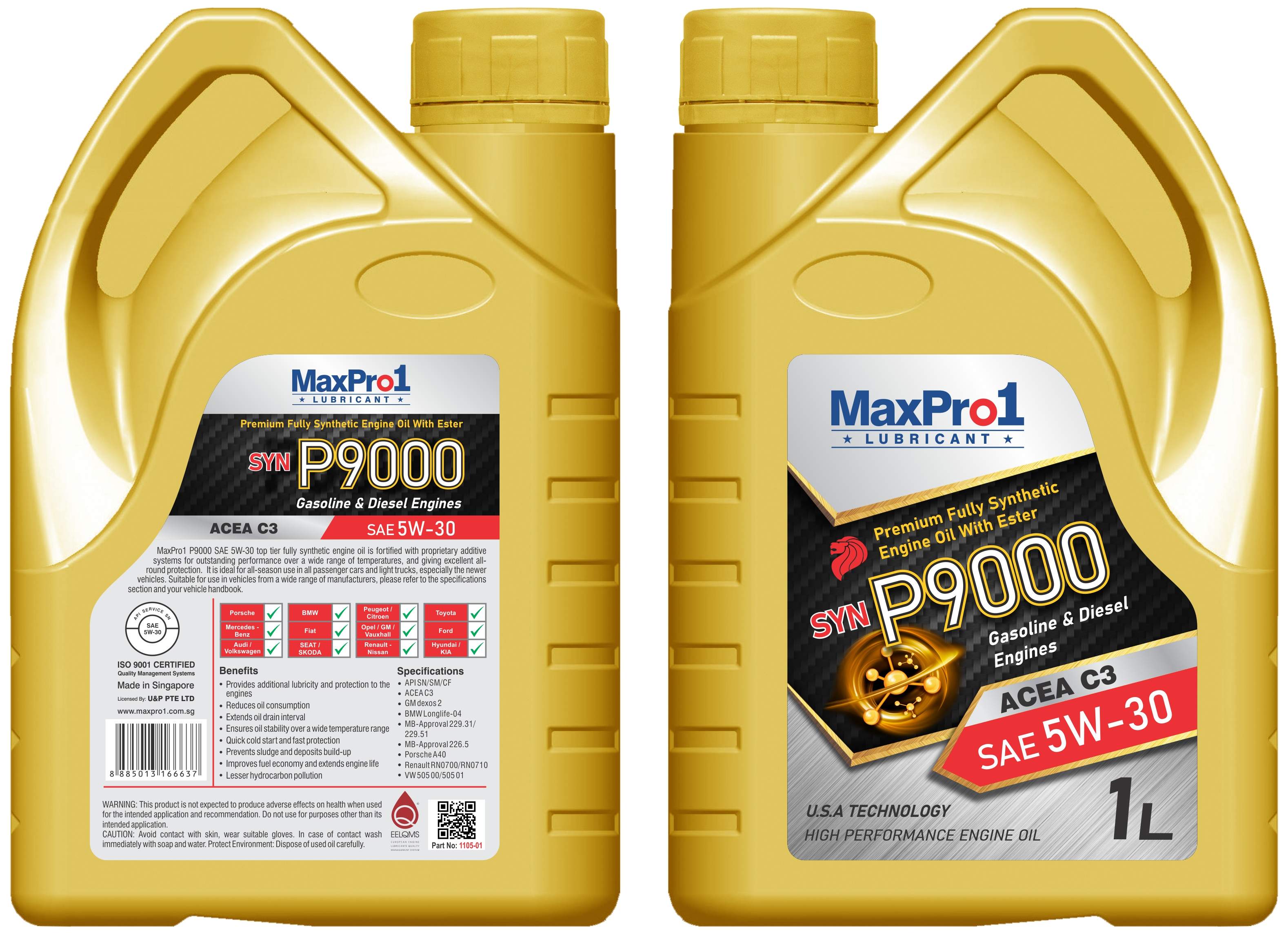MaxPro1 Syn P9000 5W30 1L