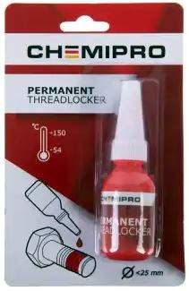 Фиксатор резьбы CHEMIPRO CH061 неразъемный, красный 10 мл.