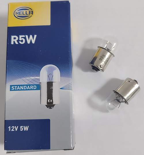 Лампа HELLA G18 12V 5W (R5W)