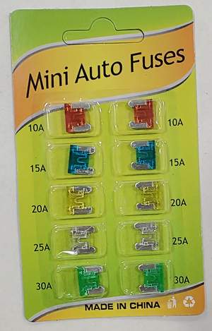 Предохранители вилочные cупер мини Auto Fuses