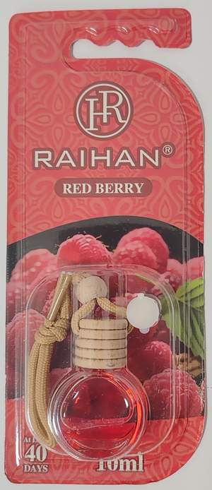 Ароматизатор RAIHAN флакончик RH-043 40days 10мл RED BERRY (блистер штучно)