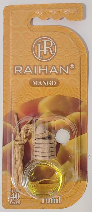 Ароматизатор RAIHAN флакончик RH-043 40days 10мл MANGO (блистер штучно)
