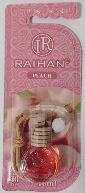 Ароматизатор RAIHAN флакончик RH-043 40days 10мл PEACH (блистер штучно)