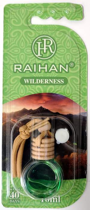 Ароматизатор RAIHAN флакончик RH-043 40days 10мл WILDERNESS (блистер штучно)