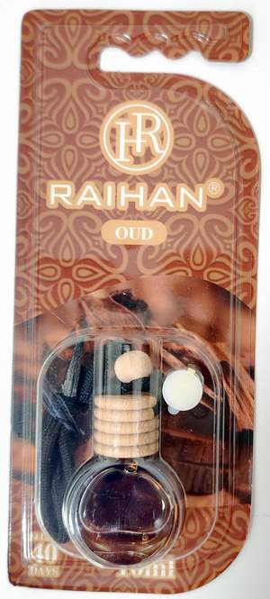 Ароматизатор RAIHAN флакончик RH-043 40days 10мл OUD (блистер штучно)