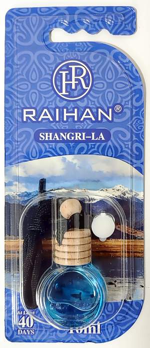 Ароматизатор RAIHAN флакончик RH-043 40days 10мл SHANGRY-LA (блистер штучно)