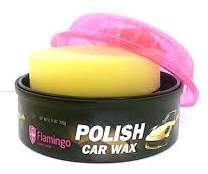 Полироль кузова FLAMINGO Polish Car Wax F041 230гр (паста воск)
