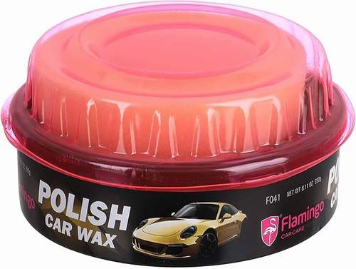Полироль кузова FLAMINGO Polish Car Wax F041 паста 230гр
