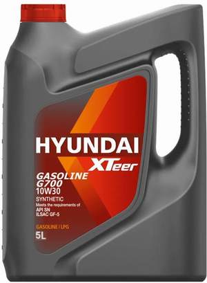 HYUNDAI XTeer G 700 5W30 5L (API SQ, API SP, ILSAC GF-6, ILSAC GF-7)