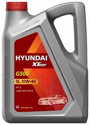 HYUNDAI XTeer G 500 SL 10W40 4L (API SL)