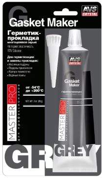 Герметик-прокладка многоцелевой MasterPro серый 85г AVK-348