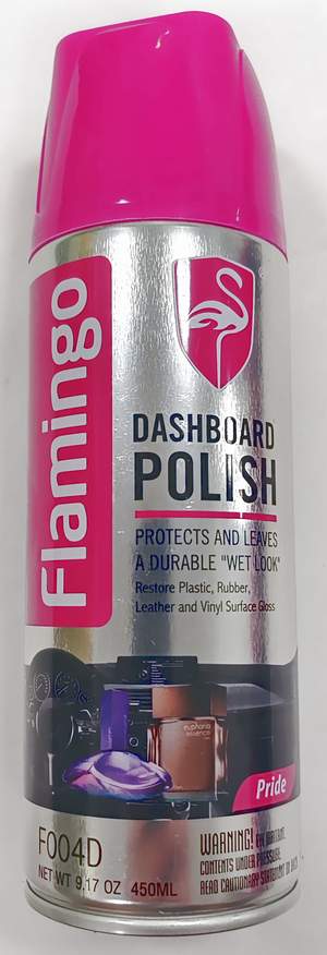 Полироль панели FLAMINGO F004D Dashboard Polish 450мл - Pride (спрэй)