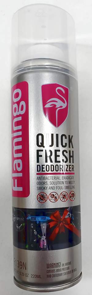 Сухой туман FLAMINGO F139N Quick Fresh Deodorizer 220мл - New Car