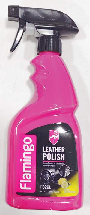 Полироль панели FLAMINGO F029L Leather Polish 500мл - Lemon (триггер)