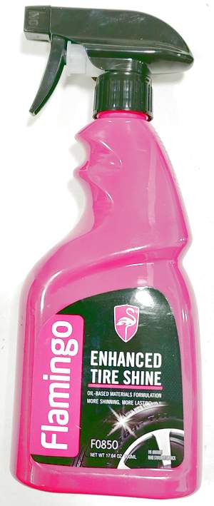 Чернитель шин FLAMINGO F0850 Enhanced Tire Shine 500мл (триггер)