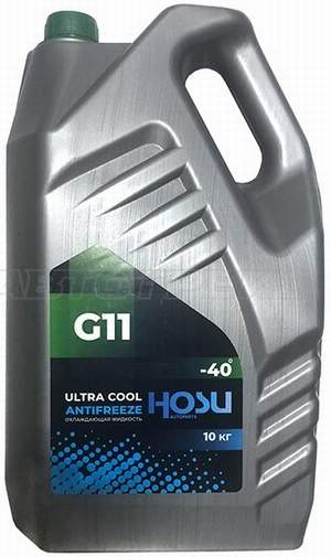 Антифриз зеленый 10кг (HOSU ULTRA COOL G12 -40)