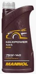 MANNOL Maxpower 4x4 GL-5 75W140 1L (синт.трансмис.для смазки всех типов дифференциалов)