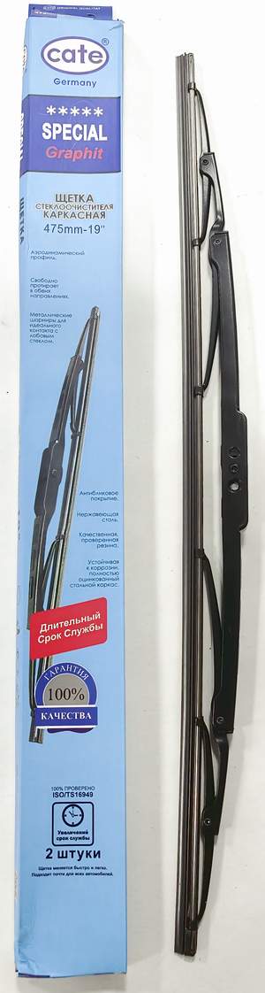 Щетка стеклоочистителя каркасная - дворник ALCA 475mm/19