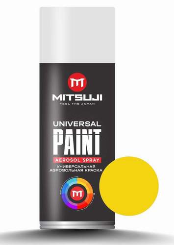 Краска-аэрозоль MITSUJI Spray Paint 450 ml Art Yellow 41 (жёлтый)