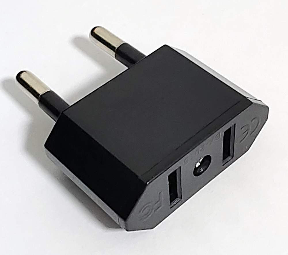 Вилка-переходник China => EU 220V