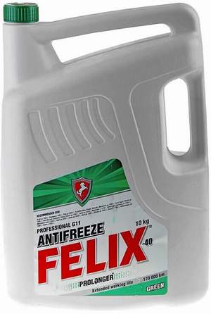 Антифриз зеленый 10кг (FELIX-40)