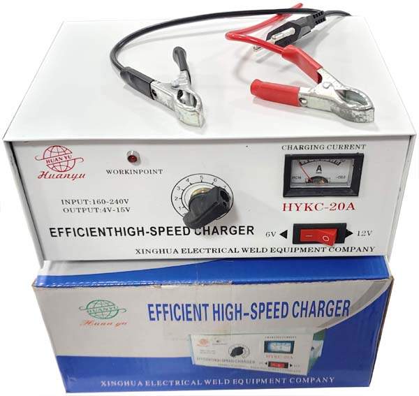 Выпрямитель для зарядки аккумулятора 6-12V 20A HUAN QIU HYKS-20A