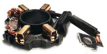 Щетки стартера со щеткодержателем маленькие AD-VW пластик.площадка