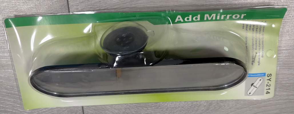 Зеркало заднего вида внутренее на лобовое стекло на присоске SY-214 68x270мм