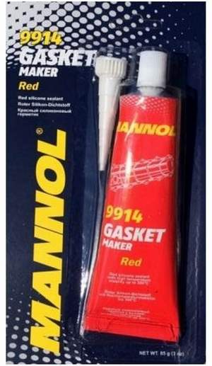 Герметик прокладок MANNOL 9914 Silicone Gasket RED 0.08L красный