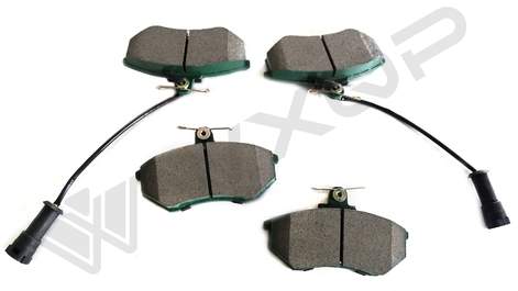 Колодки передние AD C3, AD-80 B3/B4, A4 95-, VW PAS B3/B4 88-97, Golf-3 91-02 (с датчиком)