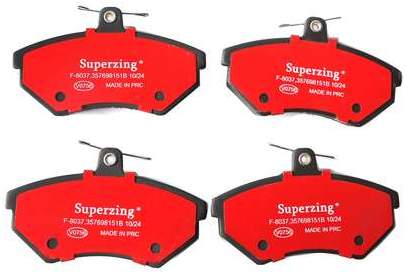 Колодки передние AD C3, AD-80B4, VW PAS B3/B4, Golf-2-3 1.6-1.8-2.0 (без датчика)