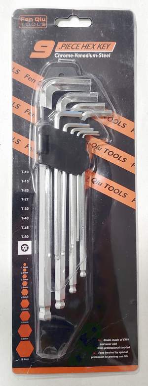 Набор шестигранников длинные 9pcs FanQiu