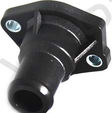 Патрубок-фланец пластик 4цил AD-VW (мал. с 2 отв. под болт)